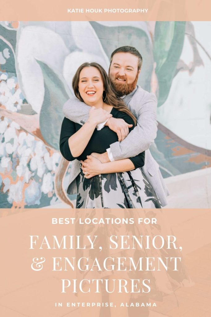 where to take engagement pictures in Enterprise Alabama