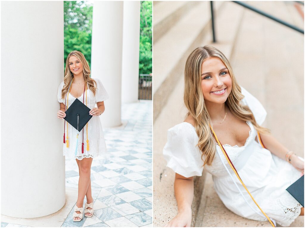 grad pictures at Auburn University langdon hall