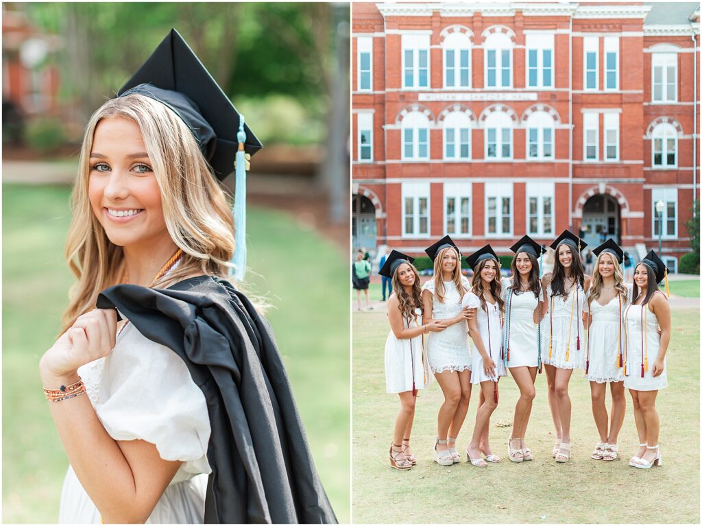 group grad photographer auburn university session